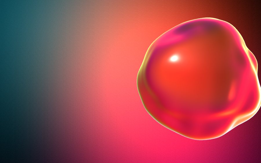 Preview of Liquid Glass — Morphing Blob Hero
