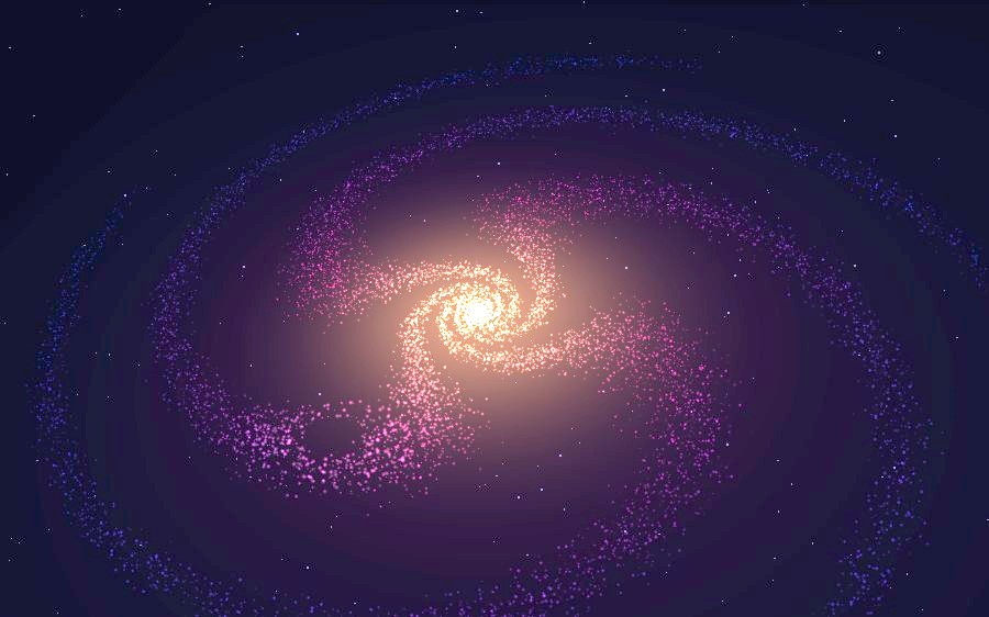 Preview of Stellar Drift — Particle Galaxy Hero