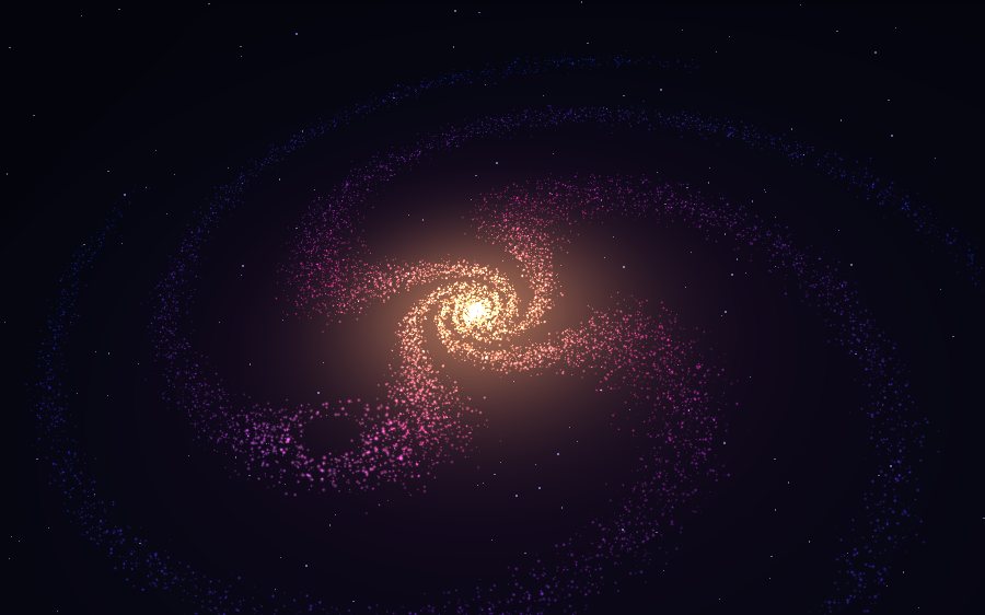 Preview of Stellar Drift — Particle Galaxy Hero