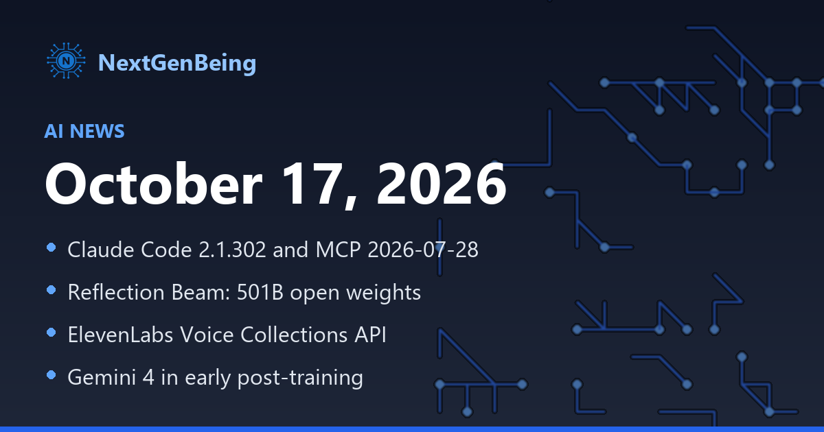 AI News — October 17, 2026